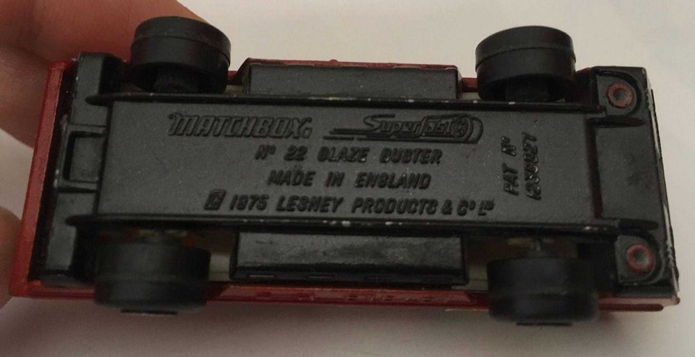 Matchbox 1975 Scout & Blaze Buster Made in England