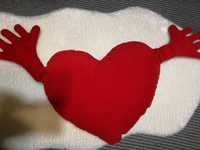 подушка декоративная сердце IKEA