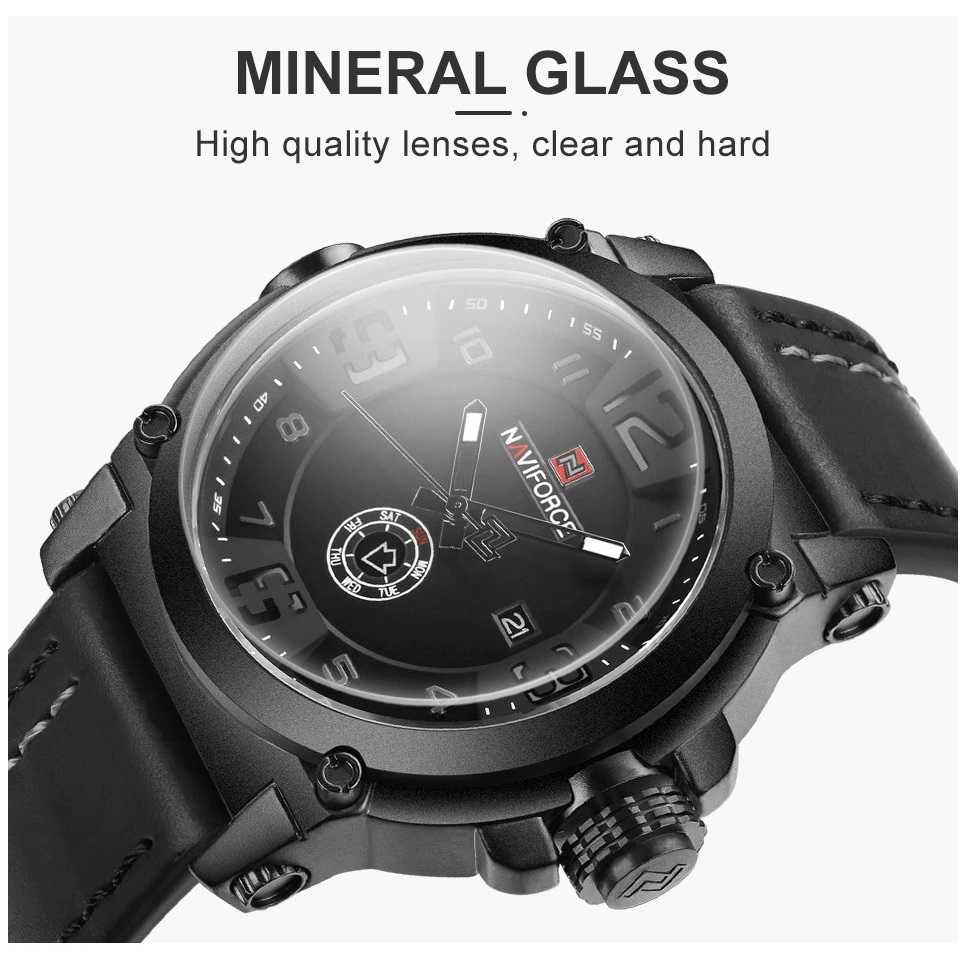Мъжки часовник Naviforce Quartz Watch, Дата, Ден, Водоустойчив