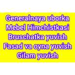Mebel Himchistkasi. Bruschatka va fasad yuvish. Gilam yuvish