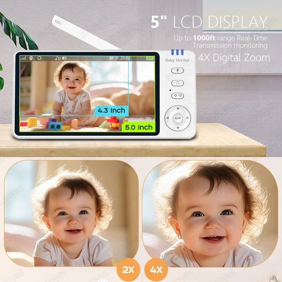 Видеоняня, няня, радионяня, babyphone ABM501, videonyanya