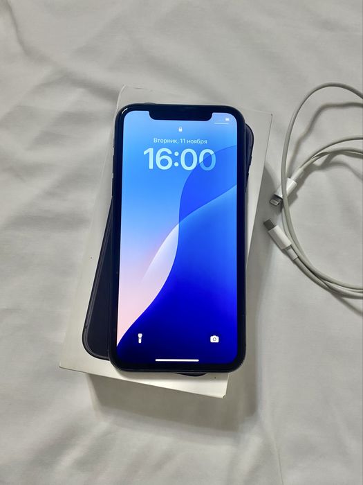 iPhone 11, 128ГБ, 100% / Полный комплект!