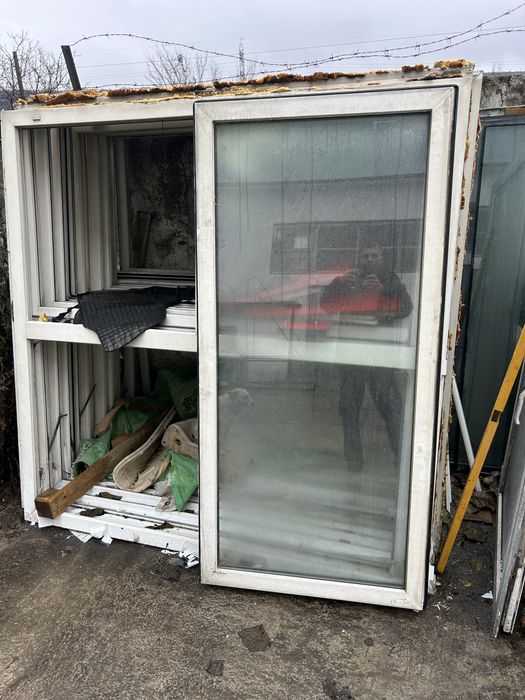 Vand geam termopan cu  usa balcon 180x180