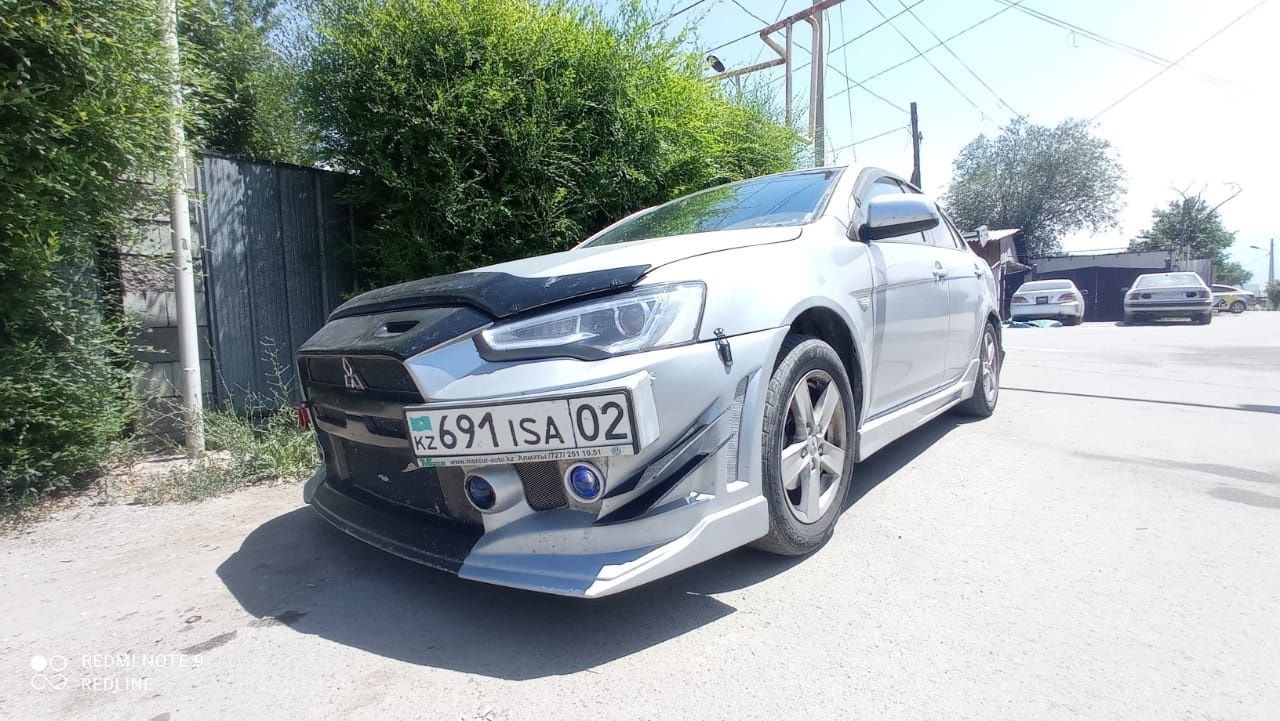 Лх 10 Лансер Х10 Lancer X бампер диффузор подномерник ноздри спойлер