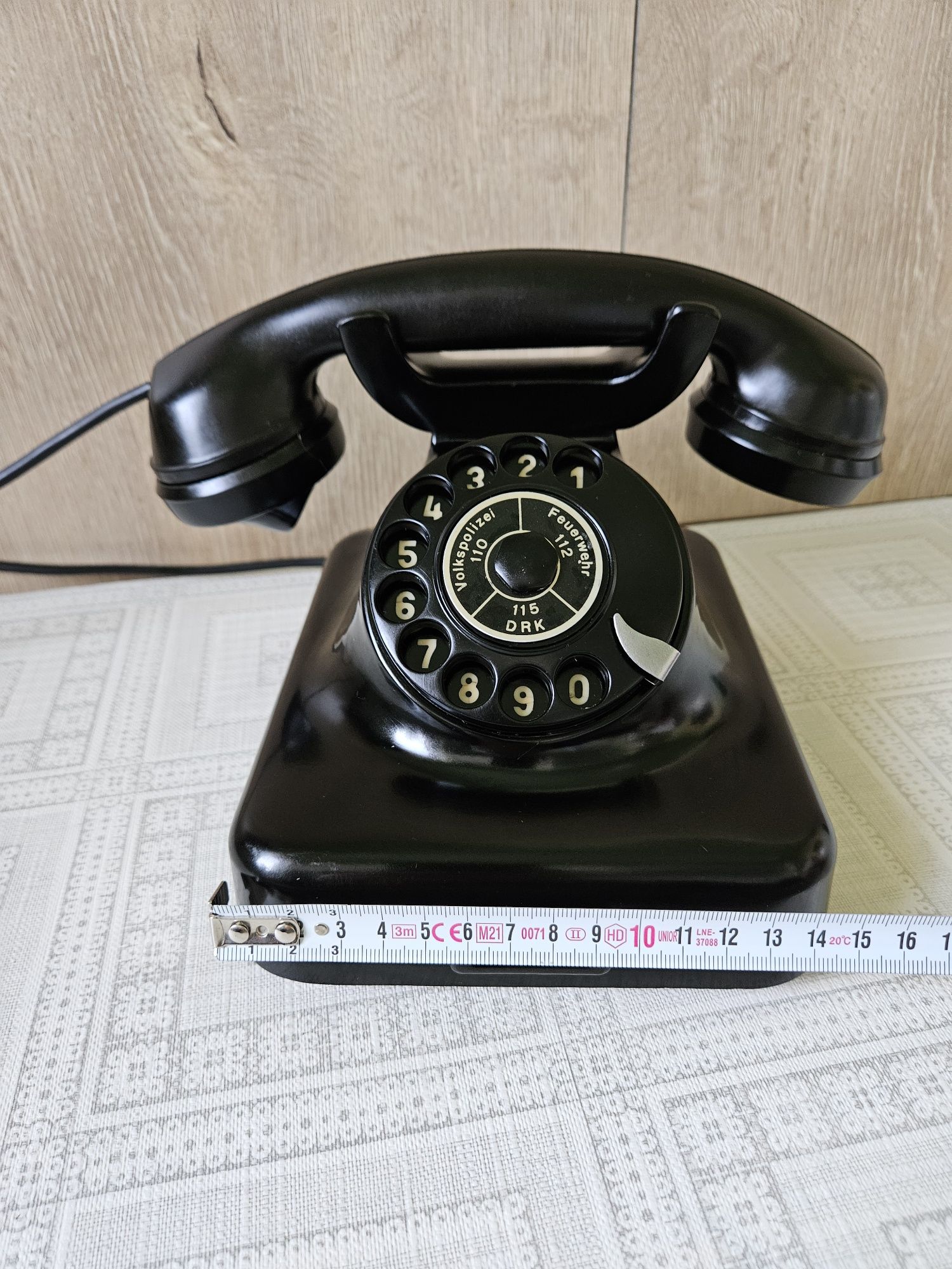 Telefon din ebonita Nordfern  W38, Germania ( anul 1953)