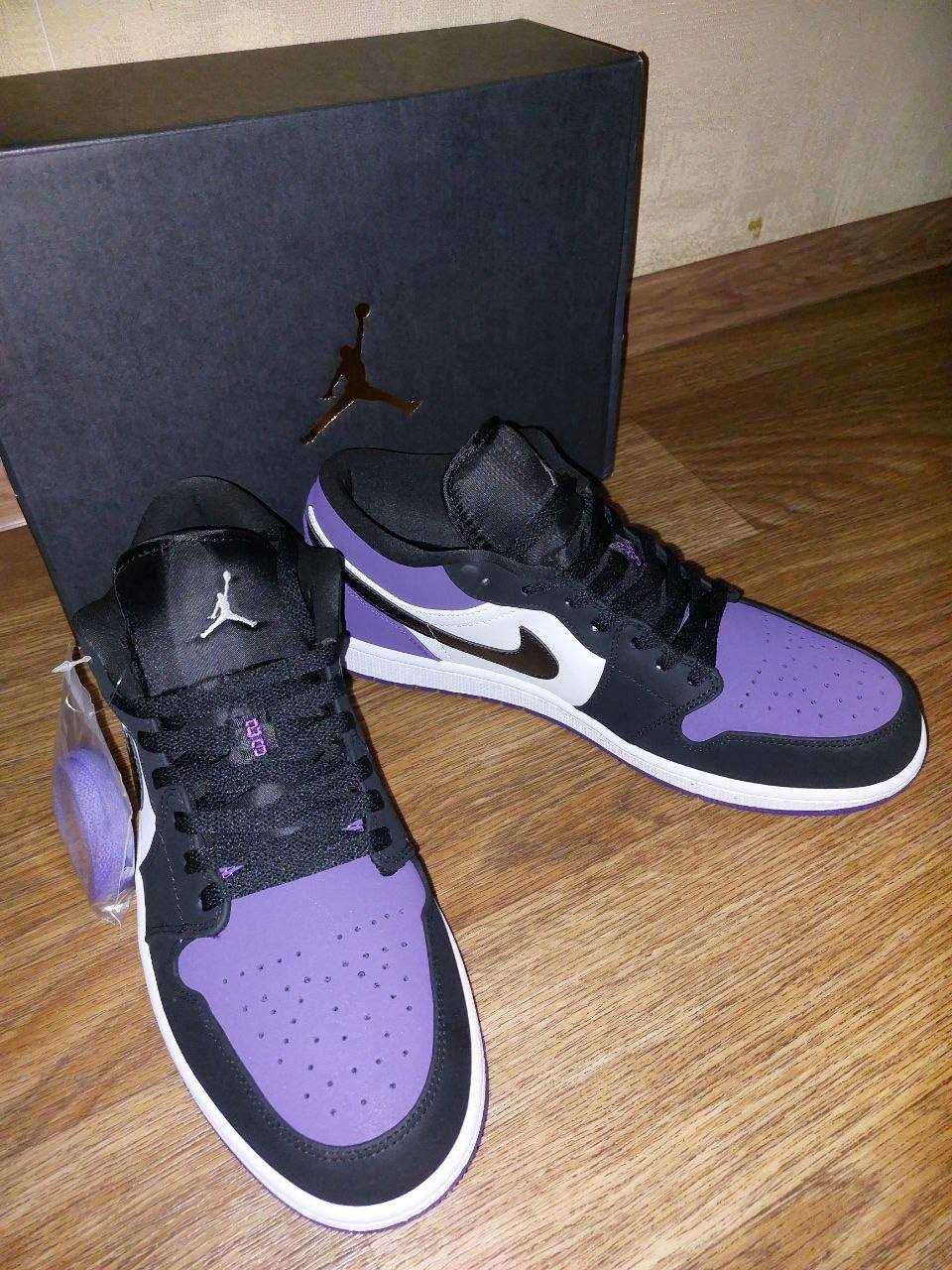 Jordan 1 low court purple 46.5 Прочетете описанието