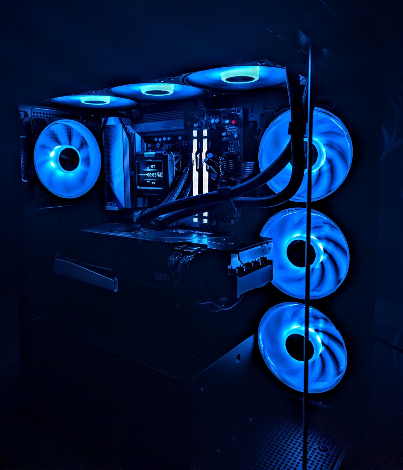 Игровой компьютер. 3080ti, ryzen 5 7600x, 32gb ddr5, ssd m2 на 2tb