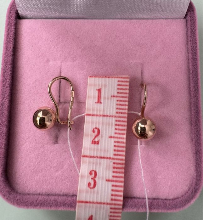 Детские золотые серьги