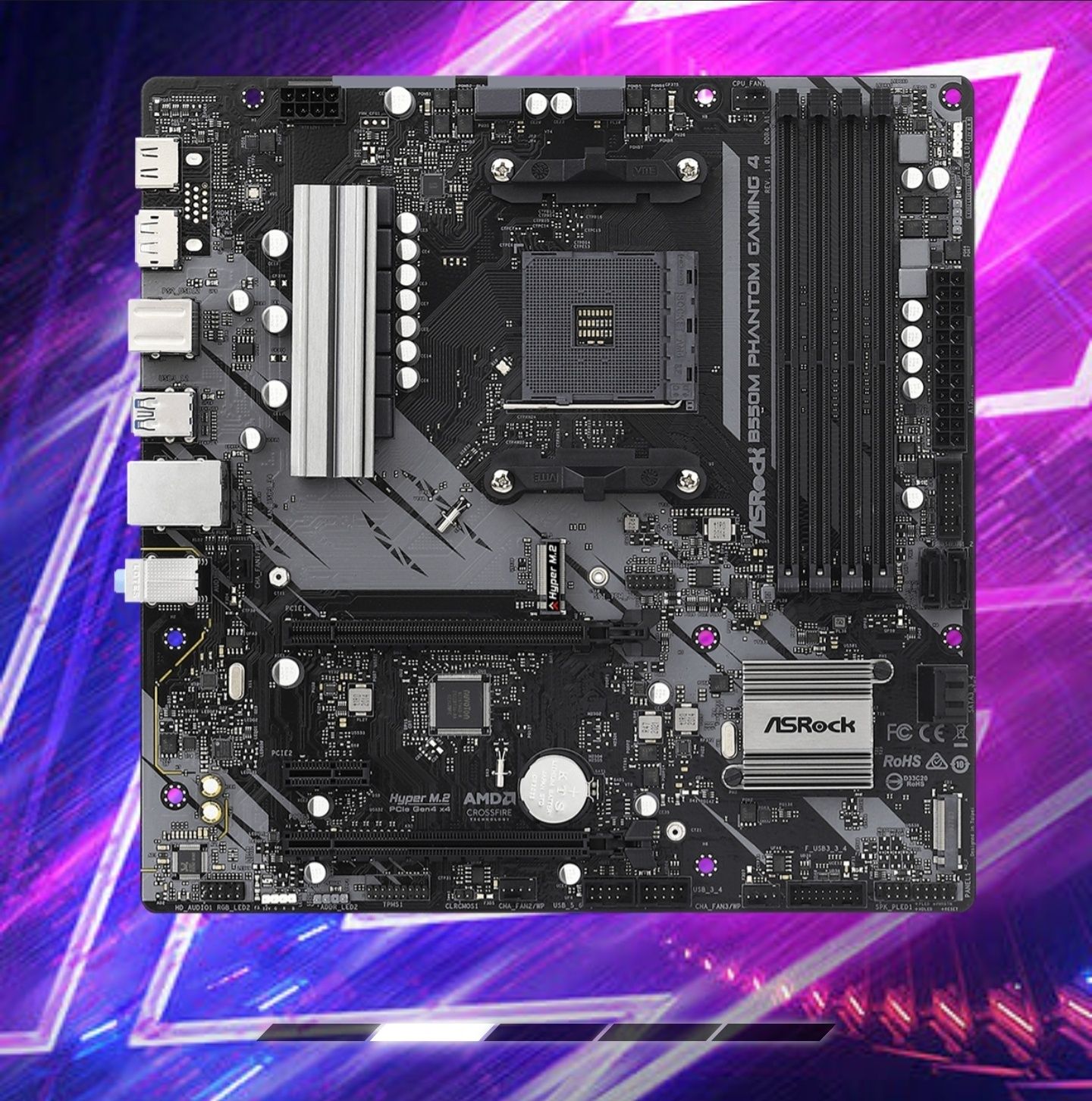 Дънна платка ASRock B550 Phantom Gaming 4