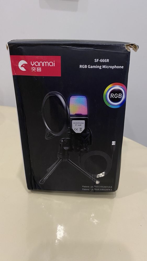 Микрофон USB RGB SF-666R
