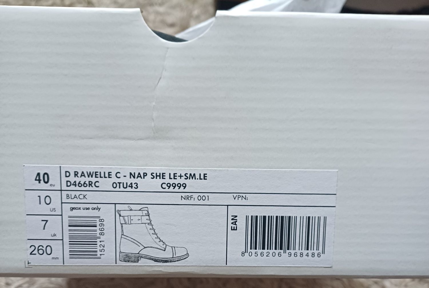 Cizme Geox piele nr 40