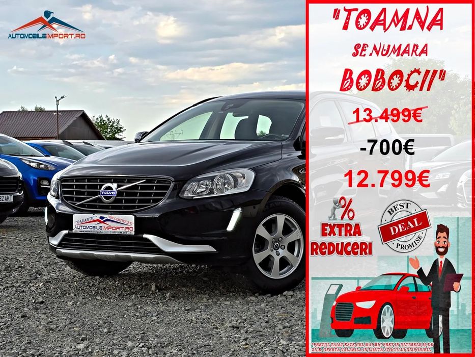 Volvo XC 60 Automat,D3,Led,Garantie 1 An,5 Servicii Premium in Pret,Posib. RATE