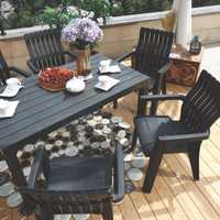 Стол, стул комплект садовой мебели для террас, дома, кафе