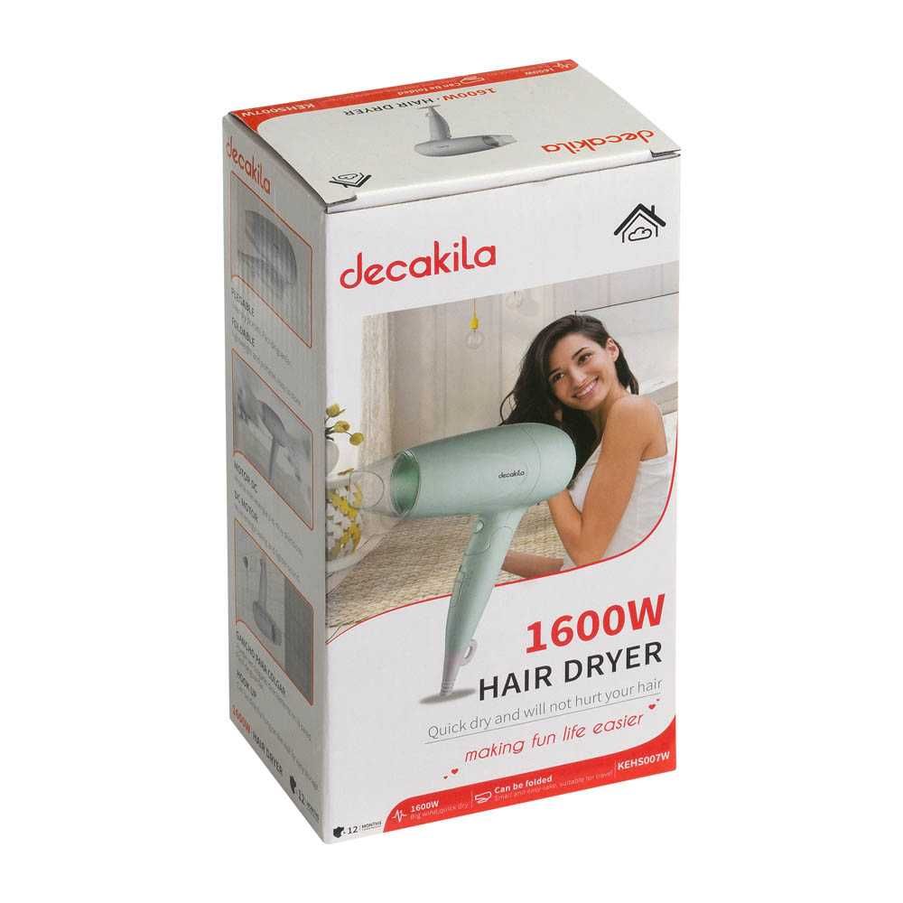 Сешоар за коса DECAKILA, бял, 1600 W - DKL KEHS007W