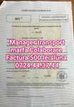 Manager marfa Taxi Uber Bolt Manager pt Arr toate avizele