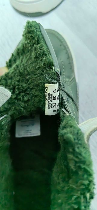 Ghetute puma verzi baietel / Bascheti