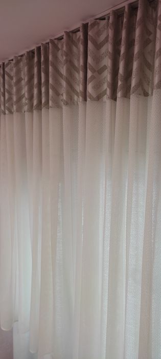 Нежно перде от качествена мрежа