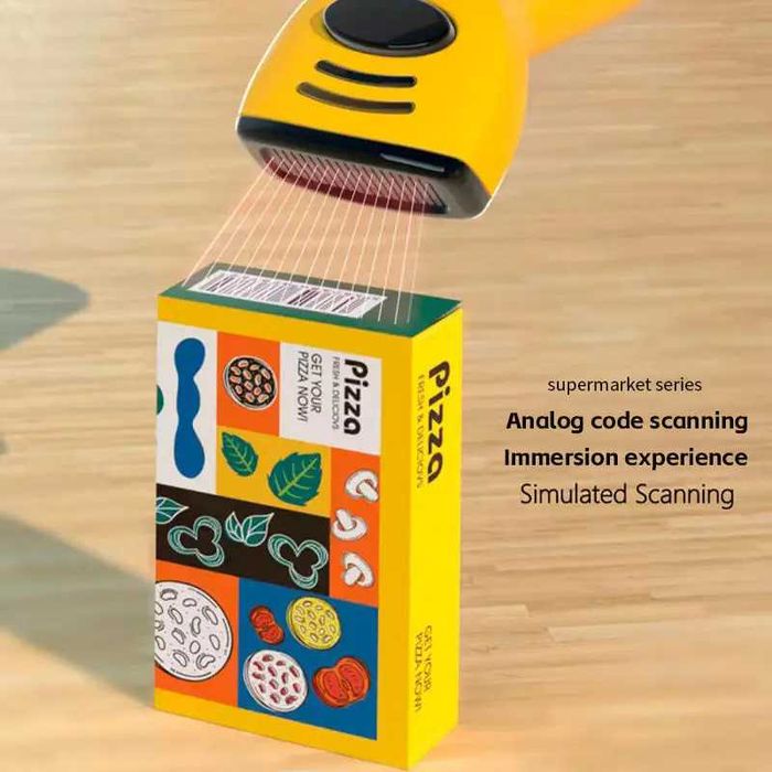 Детски супермаркет със скенер и касов апарат, магазин