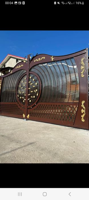 vând gard din fer forjat și din tablă de cupata