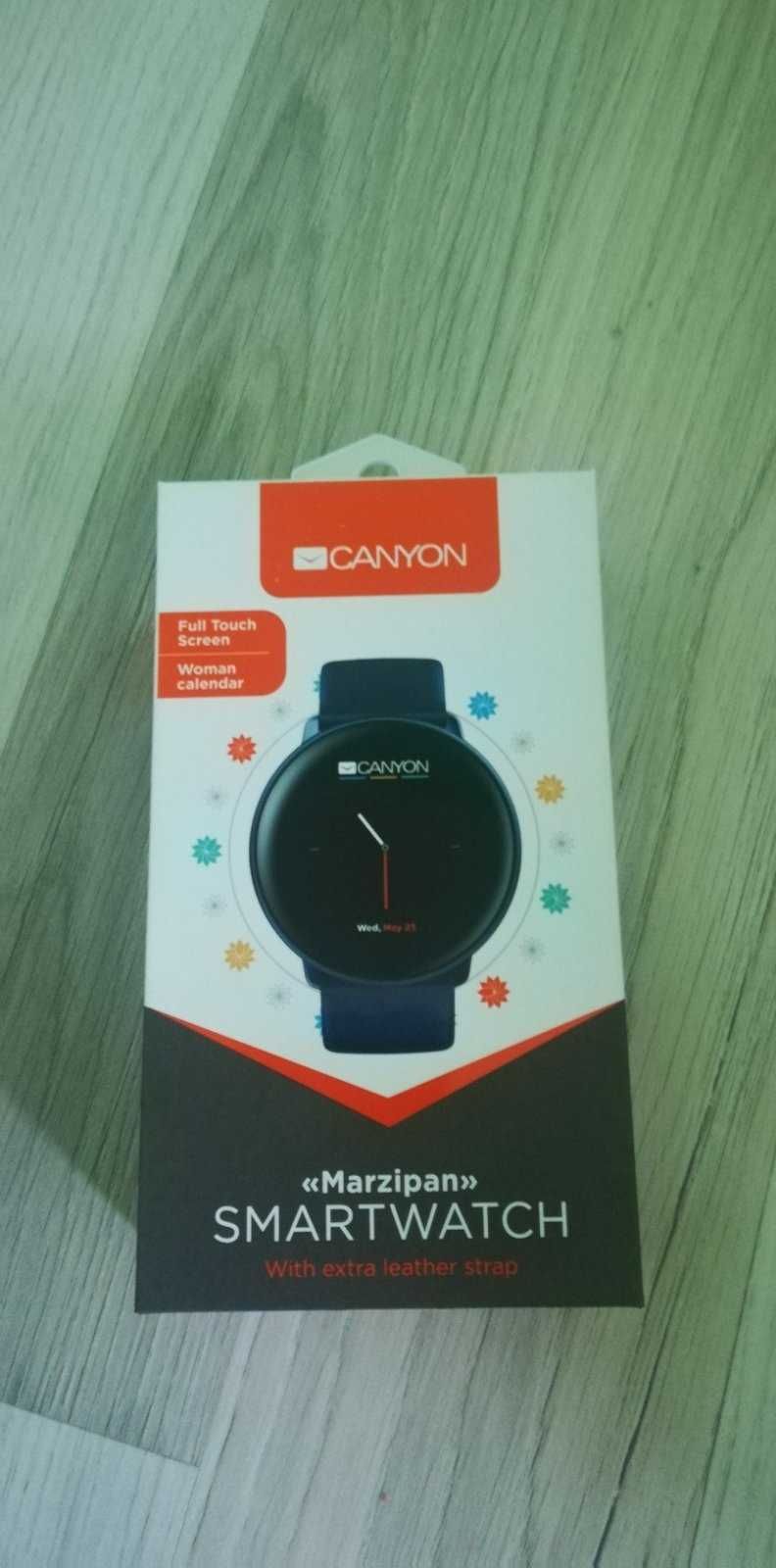 Смарт часовник Canyon - Marzipan, 41mm, 1.22", син