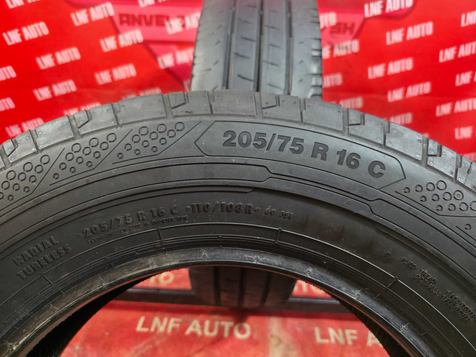 Anvelope de VARA - 205/75/16C - Continental - 7.63 MM - DOT 2023 !