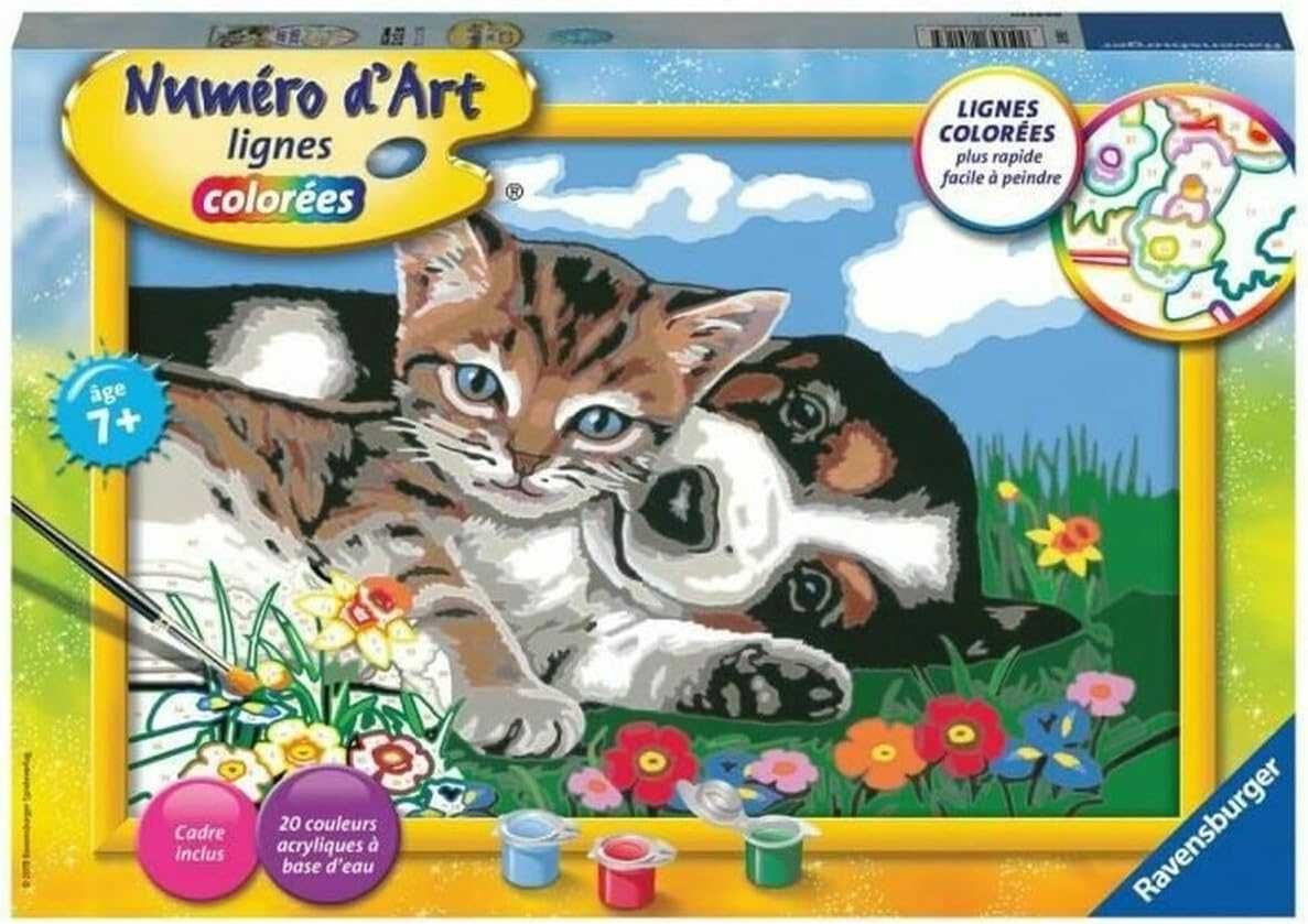 Комплект за рисуване по номера Ravensburger CreArt оцветяване 7 вида