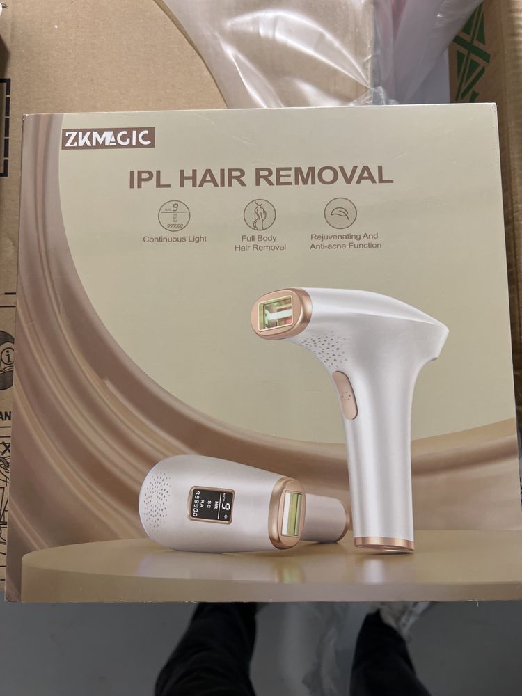 Epilator cu IPL HR/SC/RA 9 nivele 999.900 pulsuri luminoase Nou