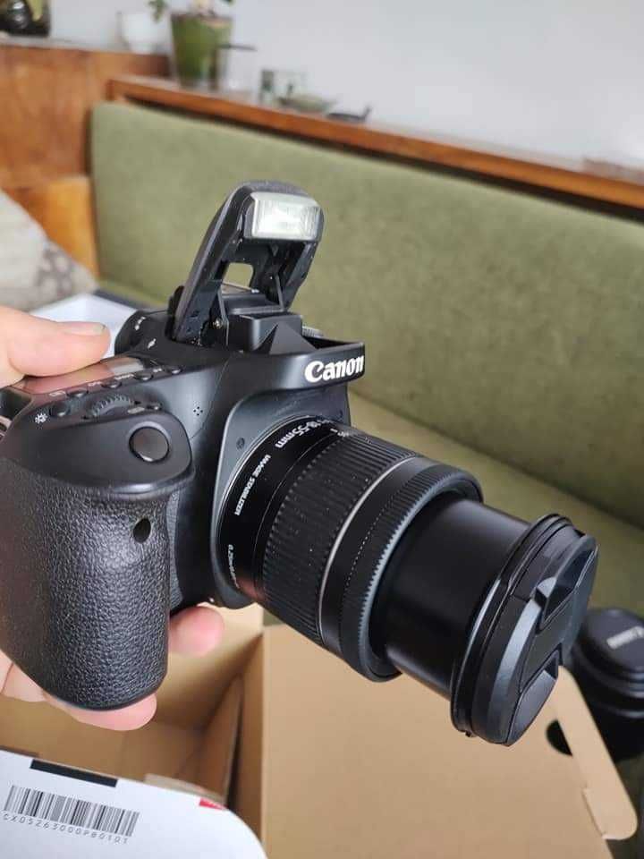 Фотоапарат DSLR Canon 80D, 1.2, 50 mm, 18-55 mm, 100mm 2.8 macro