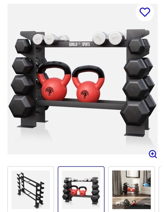 Продавам стойки за дъмбели и пудовки