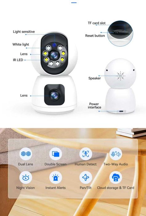 Camera de supraveghere WIFI - Baby monitor - NOUA - SIGILATA