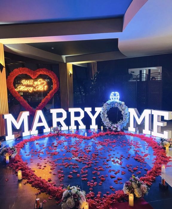 Продается готовый бизнес оформление “Marry me”?, “Happy birthday”.