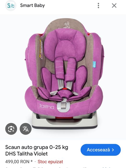Scaun auto baby DHS