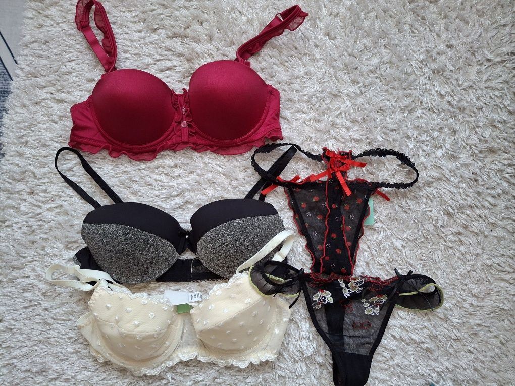 Lot xs-s cupa B set lenjerie