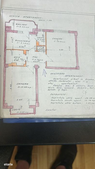 Ap.2 cam. C et1/8,Nufărului,58mp utili,dublă orientare,mobilat,utilat