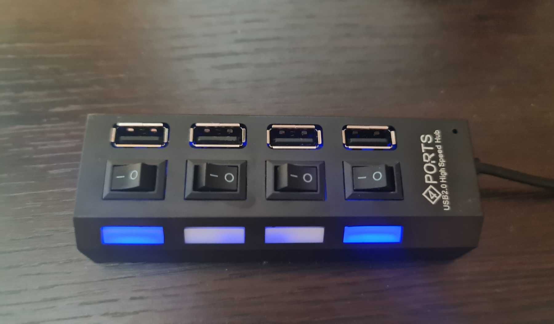 USB сплитер с 4 порта