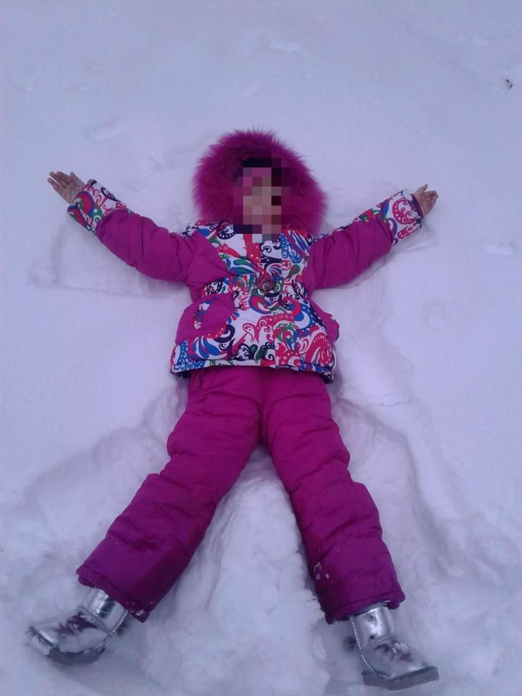 Зимний комплект на девочку 5-8 лет