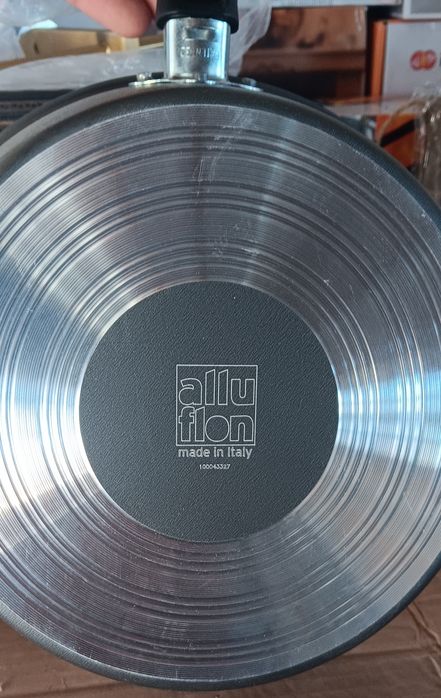 Tigaie wok, allu flon Ceramica, 30 cm, Albastru