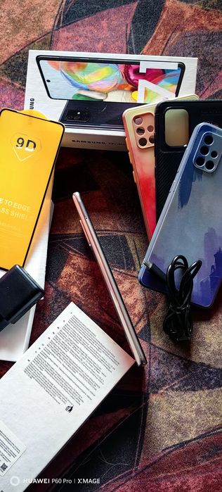 SAMSUNG Galaxy A71-Перфектно състояние.Подаръци