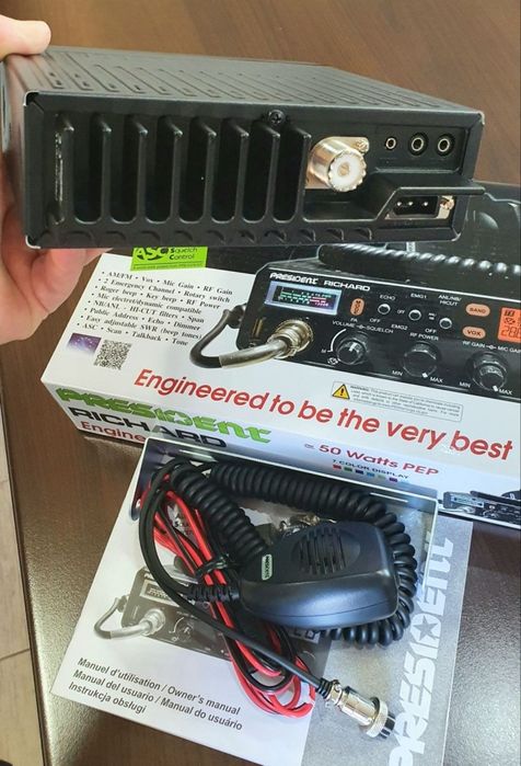 Statie radio CB - President RICHARD II ASC (50W)* noua/garantie