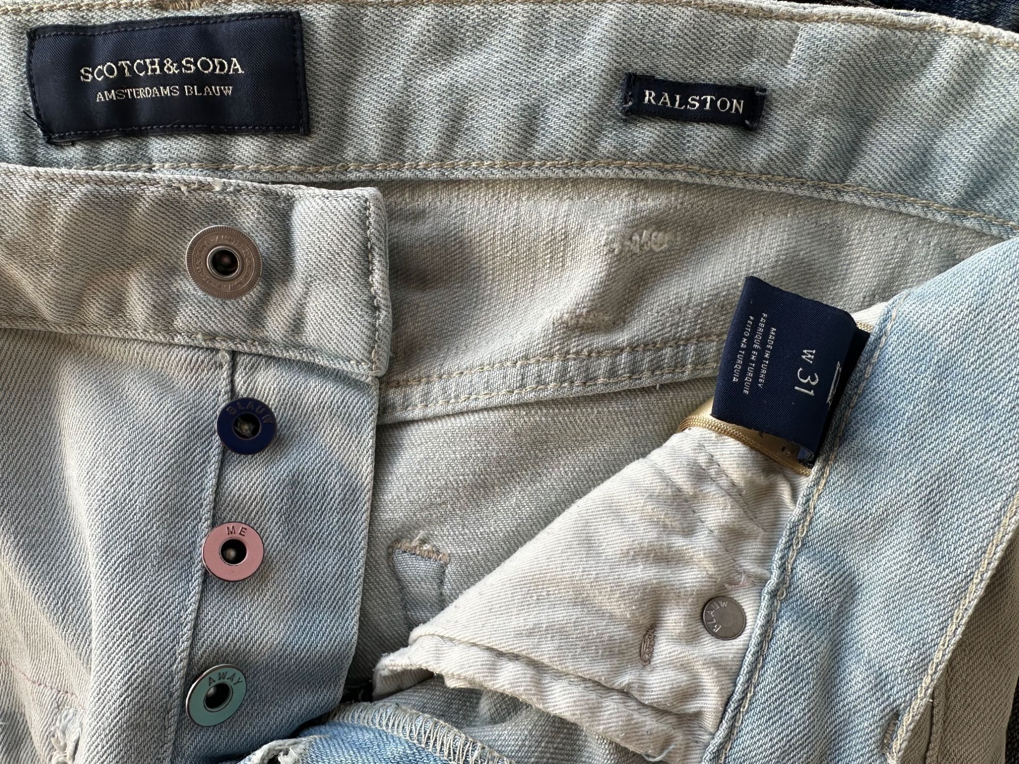 Къси дънкови панталони Scotch & Soda Ralston w31