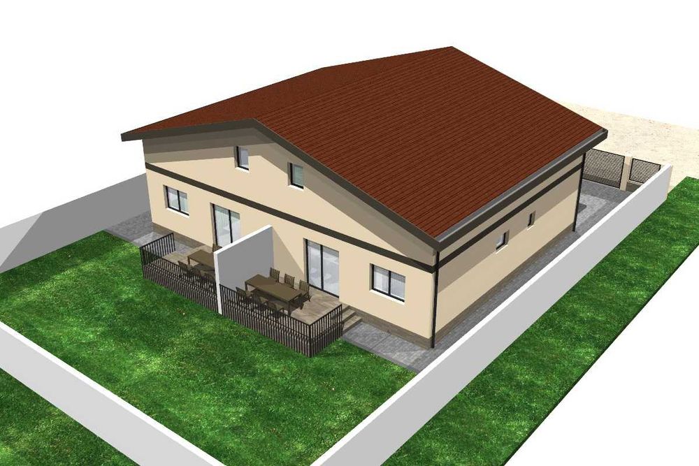 DUPLEX PARTER & MANSARDA - in centrul satului Giarmata Vii