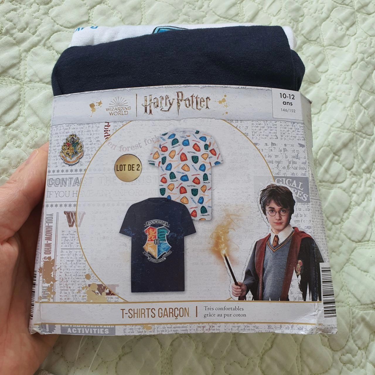 Set 2 tricouri baiat Harry Potter 146/152, noi cu etichetă.