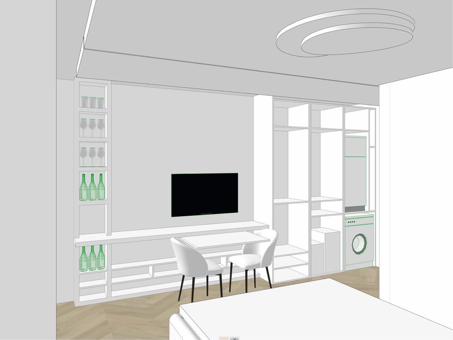 De vanzare Garsoniera  Ipotesti | Parcare | 18mp | Parter | Bloc nou