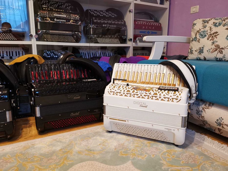 Acordeoane Digital Usoare cu Implant Midi JuziSound