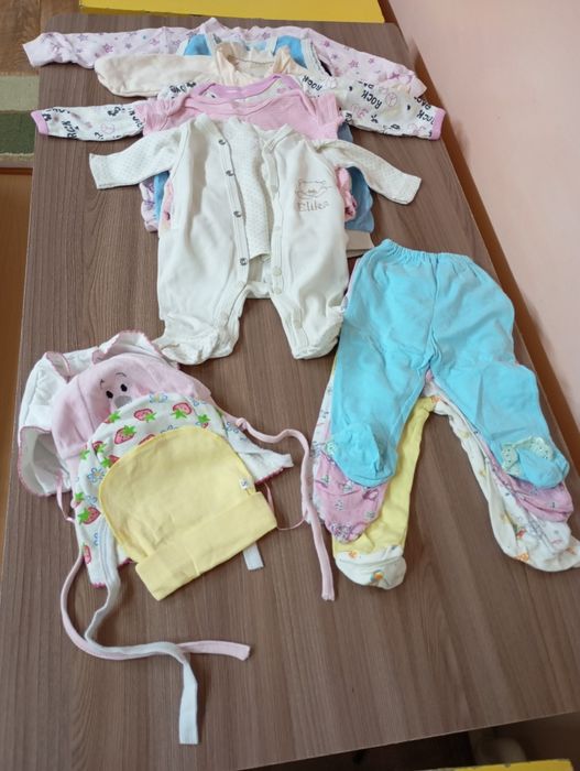 Пакет вещей для новорожденной девочки