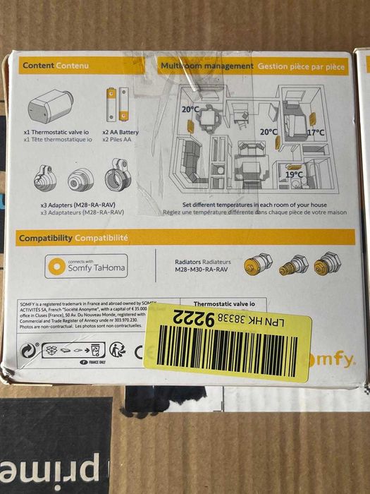Robinet termostatic SOMFY IO 1870508