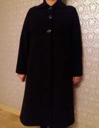 пальто осеннее размер48- 50 цвет черный