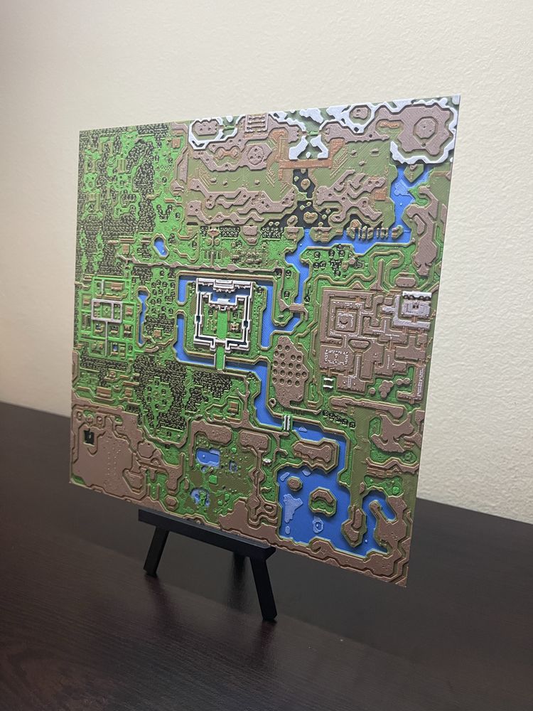 Релефна картина The Legend of Zelda: A Link to the Past!