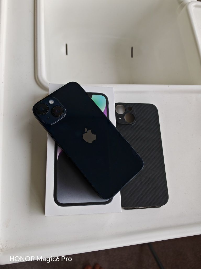 Apple iPhone 14 Black 5G Fullbox Stare foarte buna totul original