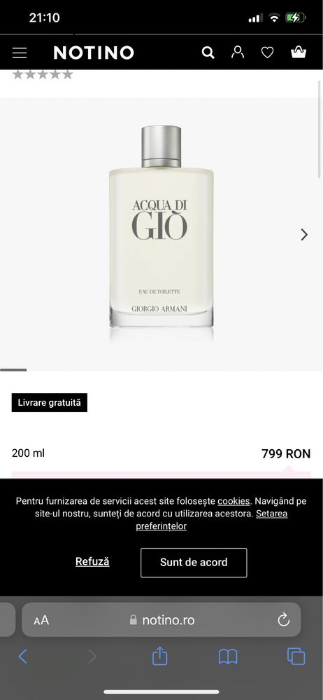 Acqua di gio Giorgio Armani Original